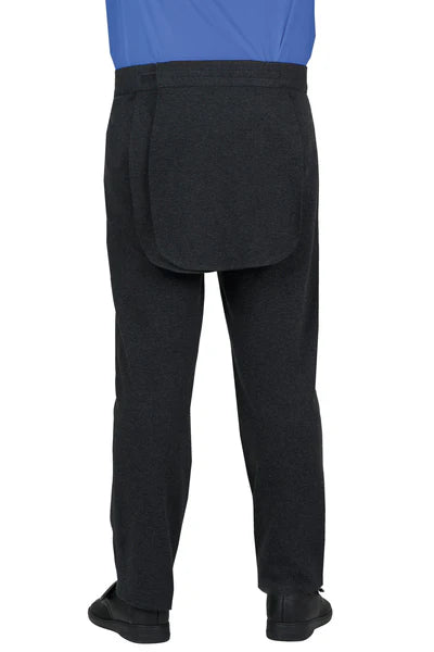 Back-Panel Adaptive Pants for Men | Chris | Charcoal
